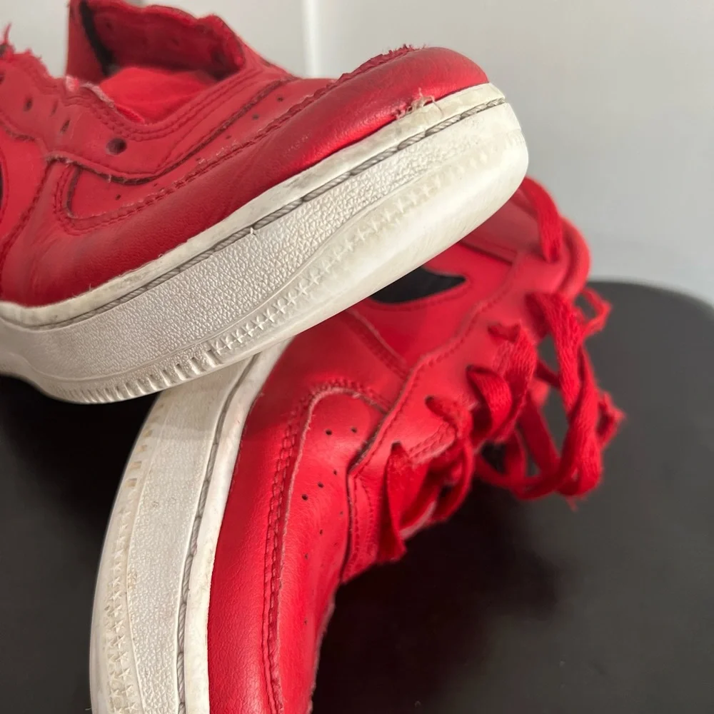 Nike Air Force 1 Red size 7Y - Picture 7 of 11